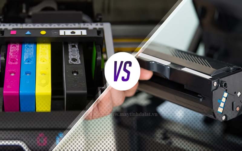 Sự khác biệt giữa máy in Laser trắng đen và máy in phun màu