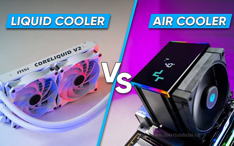 So sánh hiệu năng và thẩm mỹ giữa tản nhiệt khí và tản nhiệt nước AIO