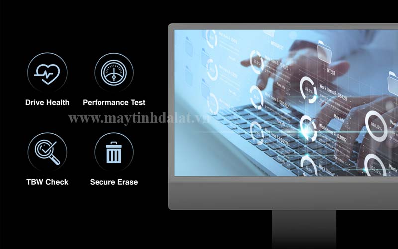 Phần mềm quản lý SP Toolbox đi kèm SSD Silicon Power US75