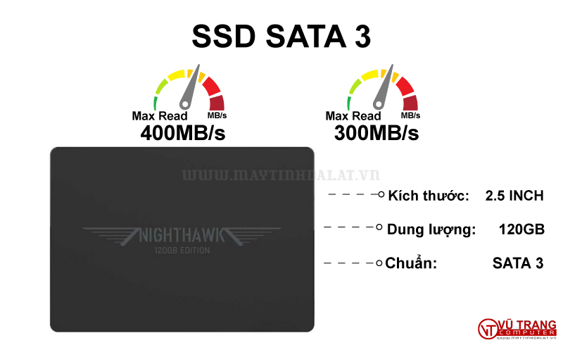 Ổ CỨNG SSD VERICO NIGHTHAWK 120GB SATA 3