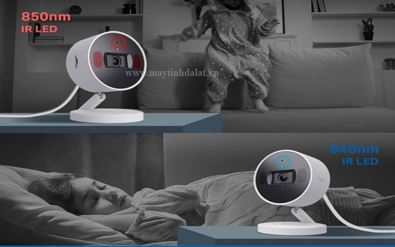 Tầm nhìn đêm hồng ngoại ẩn không gây chói mắt trên Tapo C125