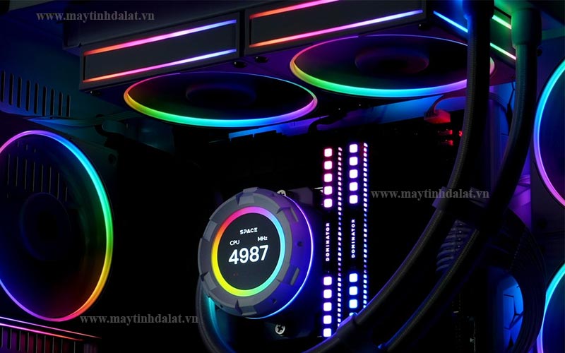 Tản nhiệt nước màn hình LCD ID-COOLING SPACE SL240 ARGB chính hãng