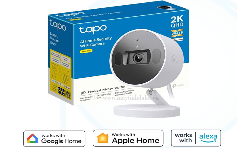 Camera Tapo C125 tích hợp hoàn hảo với hệ sinh thái Apple Home