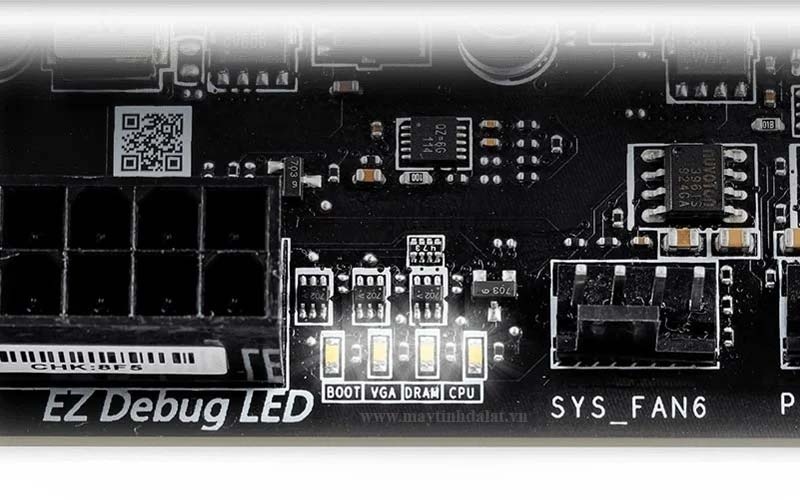 Chẩn đoán lỗi thông minh với EZ Debug LED trên MSI PRO H610M-E