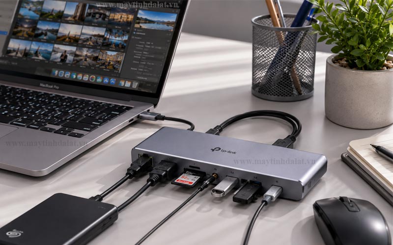 Đánh giá chi tiết hiệu năng Hub chuyển đổi Type-C 9 trong 1 TP-Link UH9120C