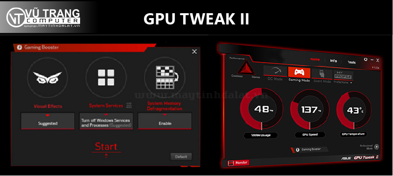 GPU Tweak II giúp việc ép xung trở nên dễ dàng hơn.