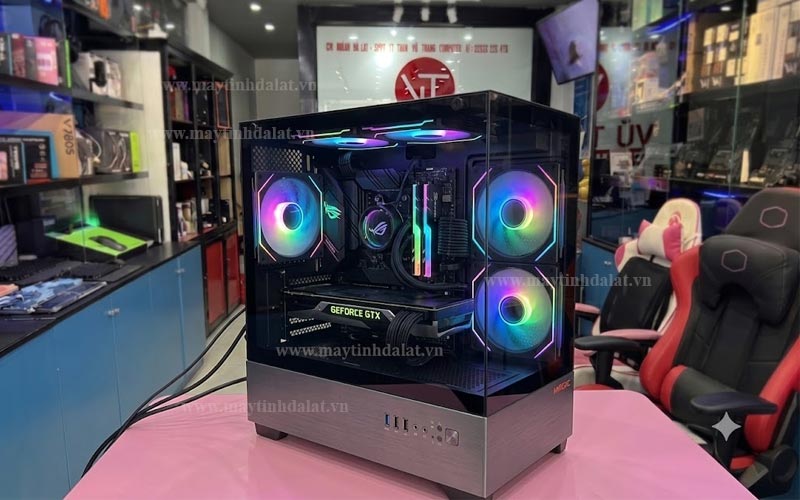 Vỏ case bể cá vô cực cỡ nhỏ Magic Mix Ultra Black M-ATX