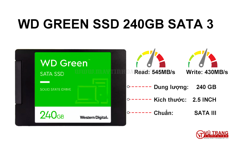 SSD WD Green 240GB SATA 3