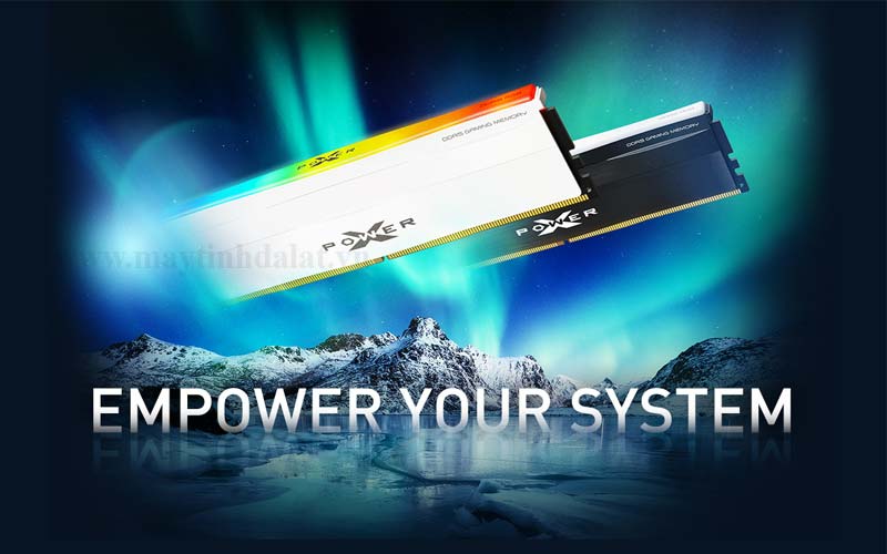 RAM Silicon Power XPOWER Zenith RGB White DDR5 32GB với đèn RGB rực rỡ