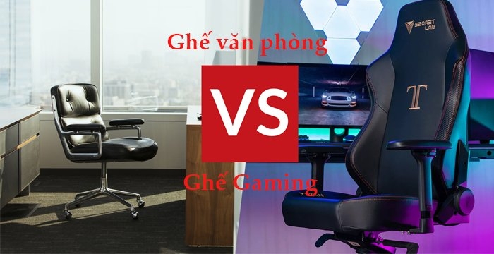 Ghế gaming là gì? Ghế văn phòng là gì ? Sự khác nhau giữa 2 loại ghế này?
