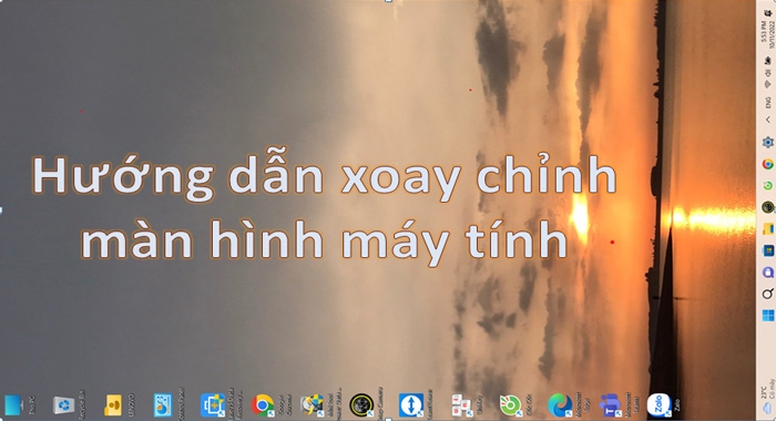 Cách chỉnh xoay màn hình máy tính windows 10 và macbook