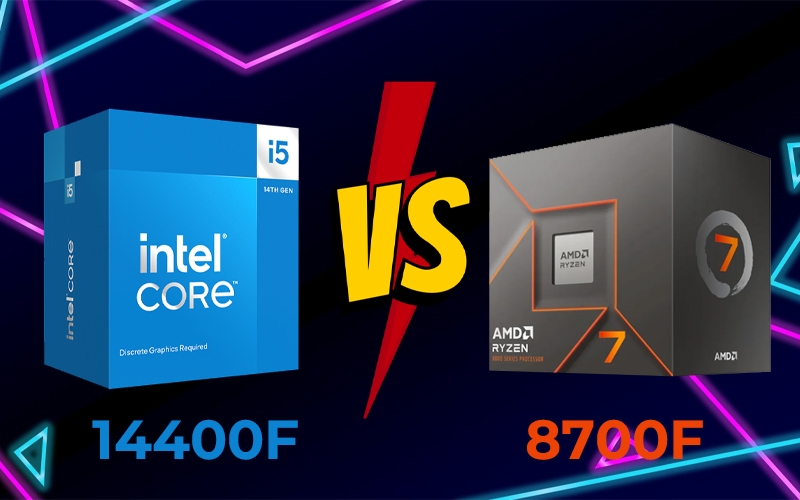 INTEL CORE i5-14400F vs AMD Ryzen 7 8700F. LỰA CHỌN LÝ TƯỞNG CHO CẤU HÌNH PC ĐÓN TẾT