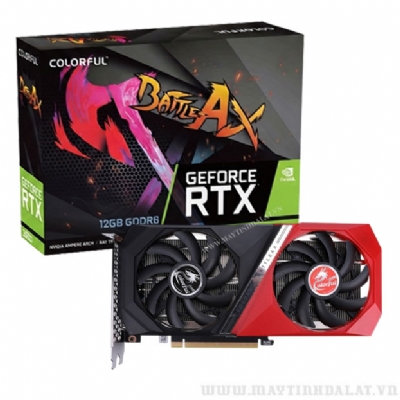 VGA COLORFUL GEFORCE RTX 3060 BATTLE AX DUO 12GB V2-V 12GB GDDR6