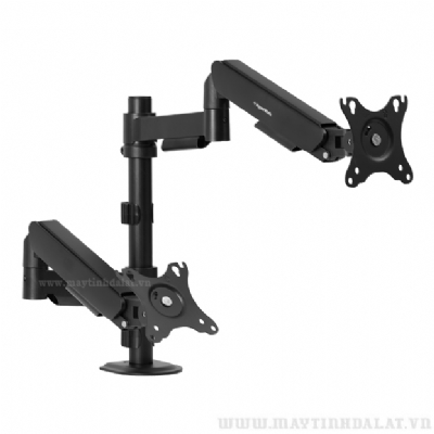 GIÁ TREO MÀN HÌNH HYPERWORK P1 DUAL 2025 MÀU ĐEN