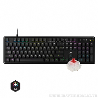 BÀN PHÍM CƠ CORSAIR K70 CORE-BLK-CRSR MX-RGB RED SWITCH