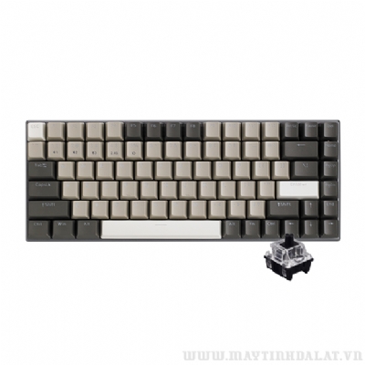 BÀN PHÍM CƠ KHÔNG DÂY RAPOO V700 8A GREY WHITE MULTI MODE BLACK SWITCH