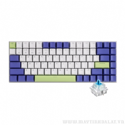 BÀN PHÍM CƠ KHÔNG DÂY RAPOO V700 8A WHITE PURPLE MULTI MODE BLUE SWITCH