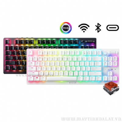 BÀN PHÍM CƠ KHÔNG DÂY RAZER DEATHSTALKER V2 PRO TENKEYLESS LINEAR RED SWITCH BLACK