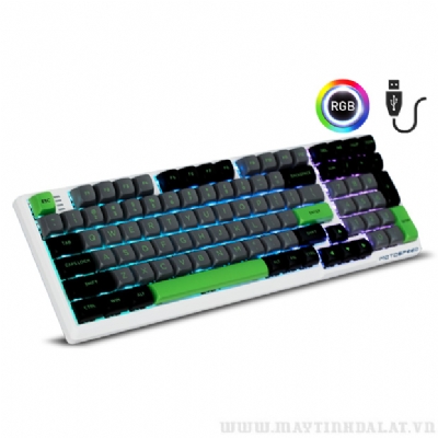 BÀN PHÍM CƠ QUANG HỌC MOTOSPEED CK980 WHITE