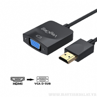 BỘ CHUYỂN HDMI RA VGA VEGGIEG V-Z612