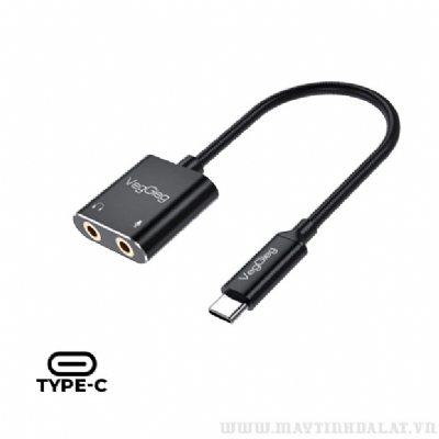 BỘ CHUYỂN TYPE-C RA 3.5 CÓ MIC VEGGIEG