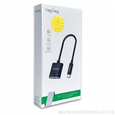 BỘ CHUYỂN TYPE-C RA 3.5 CÓ MIC VEGGIEG