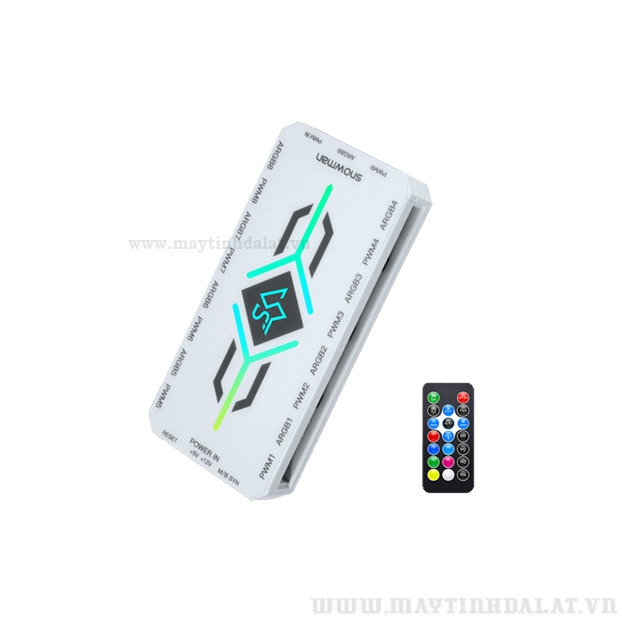 BỘ ĐIỀU KHIỂN HUB FAN ARGB V1 MAGIC SNOMAN MÀU TRẮNG