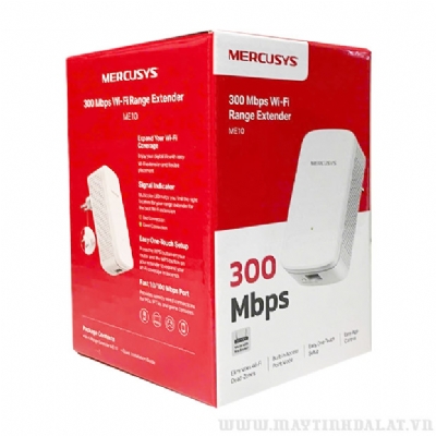 BỘ MỞ RỘNG SÓNG WIFI MERCUSYS ME10 TỐC ĐỘ 300 MBPS