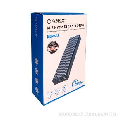 BOX Ổ CỨNG SSD M.2 NVMe M2PV-C3-BK USB 3.1 GEN 2