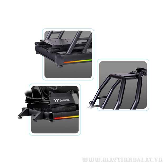 BUỒNG LÁI GIẢ LẬP THERMALTAKE GR500 RACING SIMULATOR COCKPIT BLACK