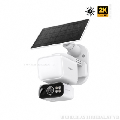 CAMERA NĂNG LƯỢNG MẶT TRỜI TÍCH HỢP ĐÈN PHA TAPO C615F KIT IP 3MP ĐỘ PHÂN GIẢI 2K