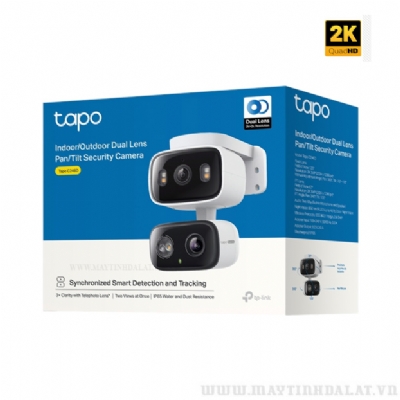CAMERA QUAY QUÉT HAI ỐNG KÍNH TAPO C246D IP 3MP ĐỘ PHÂN GIẢI 2K