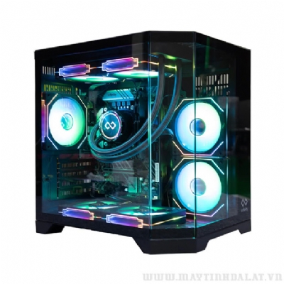 CASE BỂ CÁ INFINITY SHIZO NANO M-ATX KÍNH CƯỜNG LỰC MÀU ĐEN