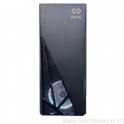 CASE INFINITY RAVEN ATX KÍNH CƯỜNG LỰC MÀU ĐEN