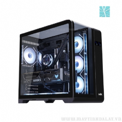 CASE MIK BARBATOS ATX KÍNH CƯỜNG LỰC CONG MÀU ĐEN