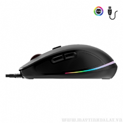 CHUỘT GAMING CÓ DÂY RAPOO V260 PRO MÀU ĐEN
