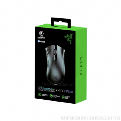 CHUỘT GAMING WIRELESS RAZER DEATHADDER V2 X HYPERSPEED MÀU ĐEN