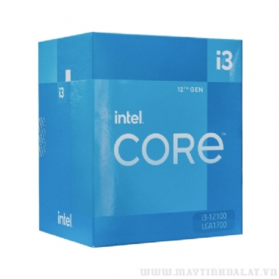 CPU INTEL CORE I3 12100 BOX CHÍNH HÃNG