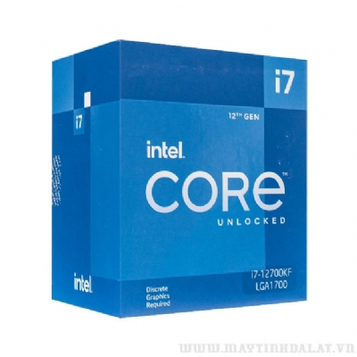 CPU INTEL CORE I7 12700KF BOX CÔNG TY