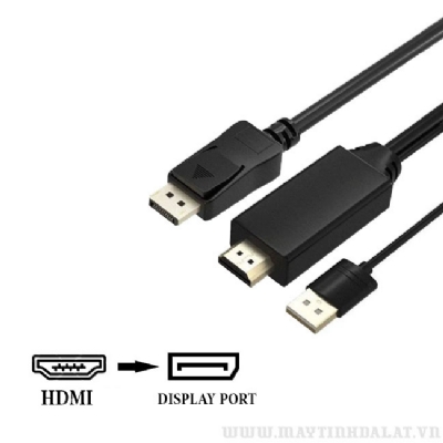 DÂY CHUYỂN ĐỔI HDMI RA DISPLAYPORT CHUẨN 4K