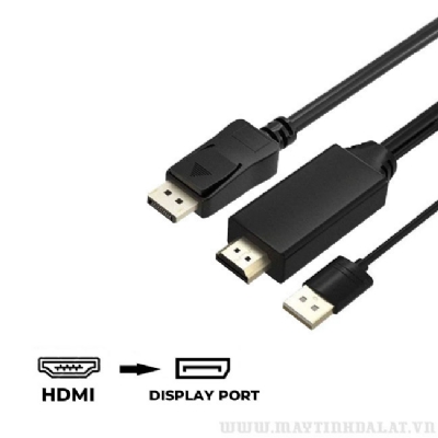 DÂY CHUYỂN ĐỔI HDMI RA DISPLAYPORT CHUẨN 4K