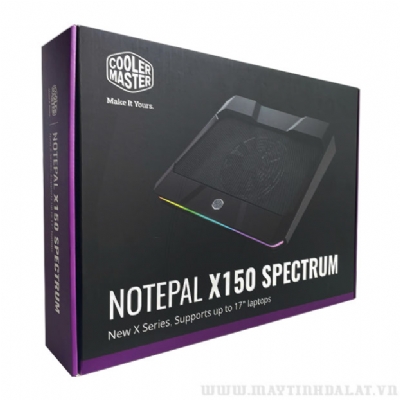 ĐẾ TẢN NHIỆT LAPTOP COOLER MASTER NOTEPAL X150R SPECTRUM