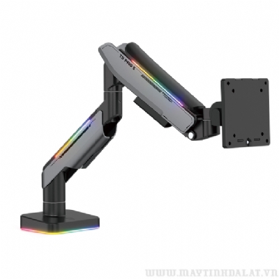 GIÁ TREO MÀN HÌNH HUMAN MOTION T9 PRO II LED RGB MÀU XÁM