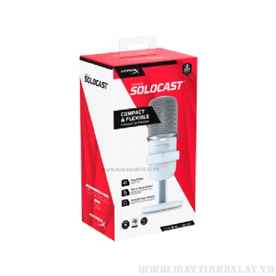 MICROPHONE HP HYPERX SOLOCAST WHITE