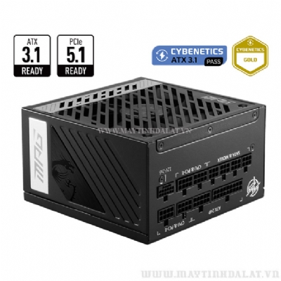 NGUỒN MÁY TÍNH MSI MPG A1000G PCIE5 1000W 80 PLUS GOLD