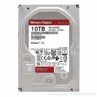 Ổ CỨNG HDD WD RED PLUS 10TB 7200RPM 3.5