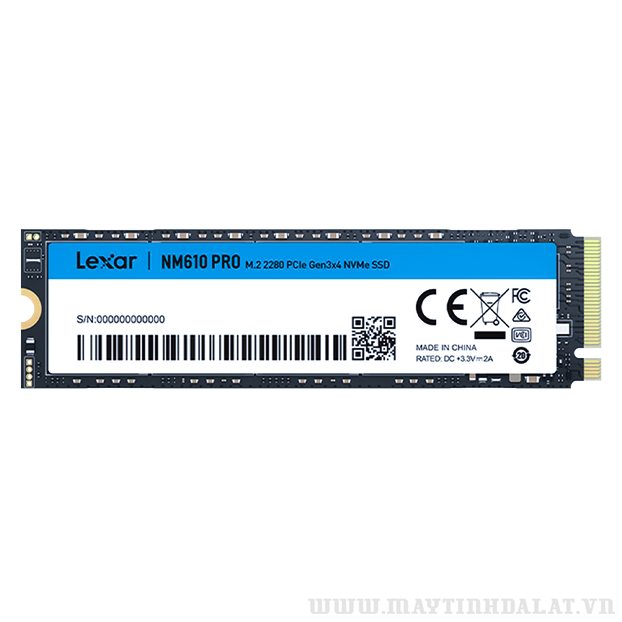 Ổ CỨNG SSD LEXAR NM610 PRO 500GB M.2 2280 NVME GEN 3