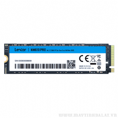 Ổ CỨNG SSD LEXAR NM610 PRO 500GB M.2 2280 NVME GEN 3