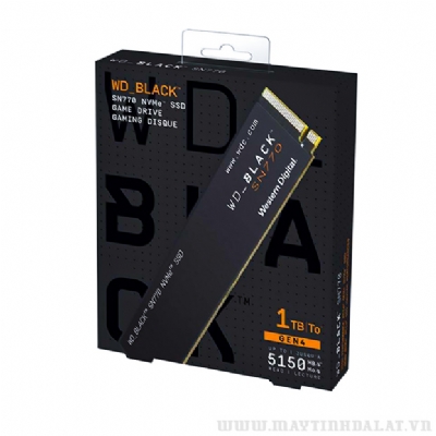 Ổ CỨNG SSD WD BLACK SN770 1TB M.2 2280 NVME PCIE GEN 4