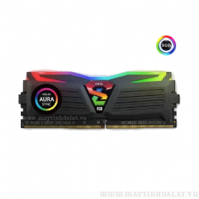 RAM GEIL SUPER LUCE RGB BLACK 16GB (1X16GB) DDR4 3200MHZ